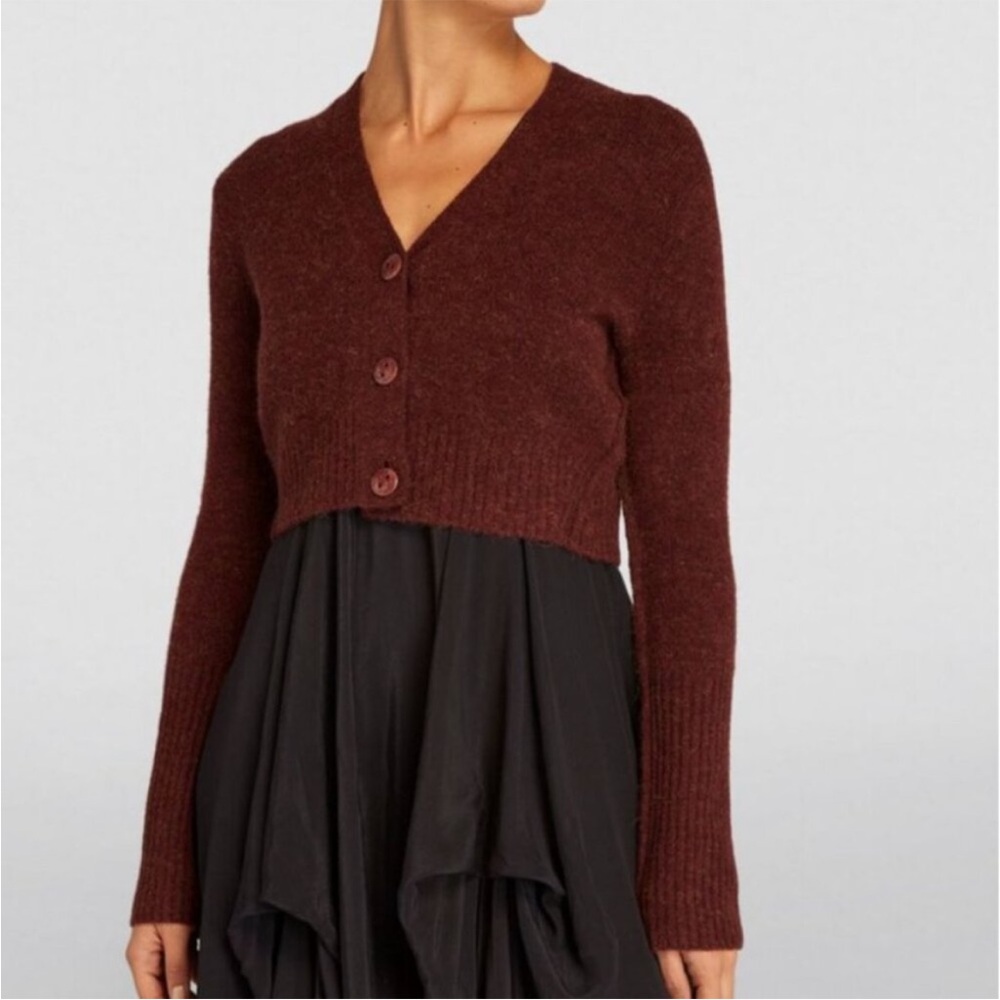 Allsaints Wick Crop Cardigan Sz S